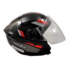 Capacete Moto Aberto Ebf Spark Jet Sting Preto Capacete Moto Aberto Ebf Spark Jet Sting Preto