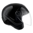 Capacete Moto Aberto Peels Freeway New Classic Preto Brilho