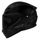 Capacete Moto Asx City Solid Sv Visor Solar Preto Brilhante Capacete Moto Asx City Solid Sv Visor Solar Preto Brilhante