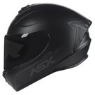 Capacete Moto Asx Draken Solid Preto Fosco Matte Black Masculino Feminino