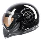 Capacete moto com duas viseiras juntas Peels F21