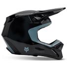 Capacete Moto Cross Trilha Off Road Fox Mx V1 Taunt Preto Capacete Moto Cross Trilha Off Road Fox Mx V1 Taunt Preto