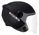 Capacete Moto Ebf Spark Jet Aberto Solid Cor Preto Fosco 60