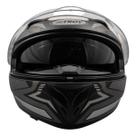 Capacete Moto Ebf Xtroy Com Óculos Interno Fumê + Narigueira -