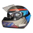 Capacete Moto Ebf Xtroy Com Óculos Interno Fumê + Narigueira