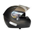 Capacete Moto EBF Xtroy Sólido Preto Fosco Óculos Sol Pinça Nariz 58