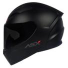 Capacete Moto Fechado ASX City Solid Fosco com Viseira Fumê