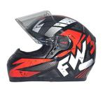 Capacete moto fechado fw3 gt speed narigueira selo inmetro