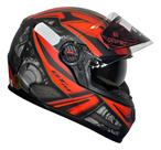Capacete Moto Fechado FW3 Modelo GTX R1 Com óculos interno