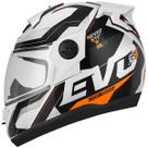 Capacete Moto Fechado Pro Tork Evolution G8 Evo Brilhante Com Narigueira Feminino Masculino