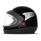Capacete moto fechado viseira automática 58 preto Pro Tork