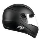 Capacete Moto Feminino Masculino Fly F-9 Classic Preto Fosco Tamanho:60