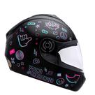 Capacete Moto Infantil Criança Fly Young Live Capacete Moto Infantil Criança Fly Young Live