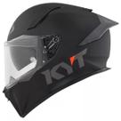 Capacete Moto Kyt R2R Plain Matte Black Preto Fosco Capacete Moto Kyt R2R Plain Matte Black Preto Fosco