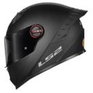 Capacete Moto Ls2 Ff358 Pro Monocolor Preto Fosco C/ Spoiler