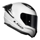 Capacete Moto LS2 FF810 Vigo Branco Monocolor Spoiler Capacete Moto LS2 FF810 Vigo Branco Monocolor Spoiler