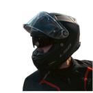 Capacete moto ls2 ff811 vector 2 tricomposto monocolor preto fosco