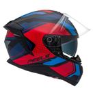 Capacete Moto Masculino Peels Mach 5 Bold Vermelho Oculos