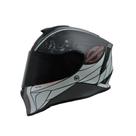 Capacete Moto Mormaii M1 Metallic Preto Fosco Cinza
