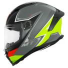 Capacete Moto MT Stinger 2 SR C13 Cinza Amarelo Fosco
