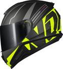 Capacete Moto Norisk Razor Full Preto Fosco Amarelo Capacete Moto Norisk Razor Full Preto Fosco Amarelo