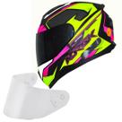 Capacete Moto Norisk Razor Speedmax Amarelo Viseira Fume Capacete Moto Norisk Razor Speedmax Amarelo Viseira Fume