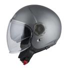 Capacete Moto Nzi Ringway Duo Cinza Fosco 60