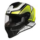 Capacete Moto Origine Dinamo Galaxi Amarelo Preto Brilhante