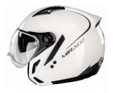 Capacete Moto Peels Mirage Classic Branco Brilho N60