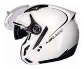Capacete Moto Peels Mirage Classic Branco Brilho