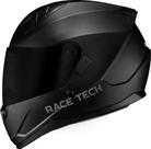 Capacete Moto Race Tech Sector Exilio Monocolor Fosco Preto