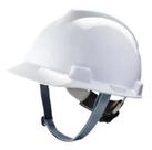 Capacete Msa V-gard Branco Suspensão Catraca Com Jugular