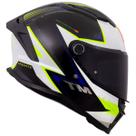Capacete Mt Helmets Stinger 2 Sr B10 Branco Preto E Amarelo Capacete Mt Helmets Stinger 2 Sr B10 Branco Preto E Amarelo