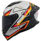 Capacete Mt Stinger 2 Grand Prix Alemanha Germany + Vis Fumê Capacete Mt Stinger 2 Grand Prix Alemanha Germany + Vis Fumê