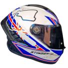 Capacete Mt Stinger 2 Grand Prix Reino Unido Uk + Vis Fumê
