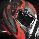 Capacete Mt Sv Atom Hibrid Matt Red