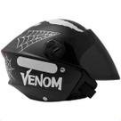 Capacete New Liberty Three Personalizado Venom Viseira Fume