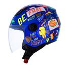Capacete Norisk Aberto Orion Free Azul Brilhante Capacete Norisk Aberto Orion Free Azul Brilhante