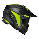 Capacete Norisk Darth 2 X1 Preto e Amarelo Fosco Moto Capacete Norisk Darth 2 X1 Preto e Amarelo Fosco Moto