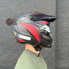 Capacete Norisk Darth II X1 Matte Black Red