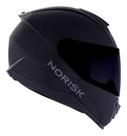 Capacete Norisk Fechado Razor Solid Matte Black Preto Fosco