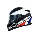 Capacete Norisk FF302 Soul Grand Prix França Países Brilhante Com Óculos