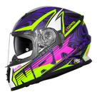 Capacete Norisk FF302 Soul II Control Preto Pink Fosco -