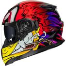 Capacete Norisk FF302 Soul Loko Vermelho C/Óculos Solar