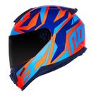 Capacete Norisk FF802 Razor Cutting - Azul e Laranja