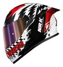 Capacete Norisk Flow Daytona Vermelho E Branco