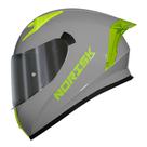 Capacete Norisk Flow Fechado Moto Cinza + Viseira Capacete Norisk Flow Fechado Moto Cinza + Viseira
