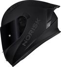 Capacete Norisk Flow Monocolor Preto fosco + 2 Viseiras + Aerofólio Spoiler