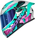 Capacete Norisk Flow Robot Ciano E Branco