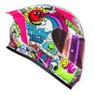 Capacete Norisk Flow Trap Branco Rosa Feminino